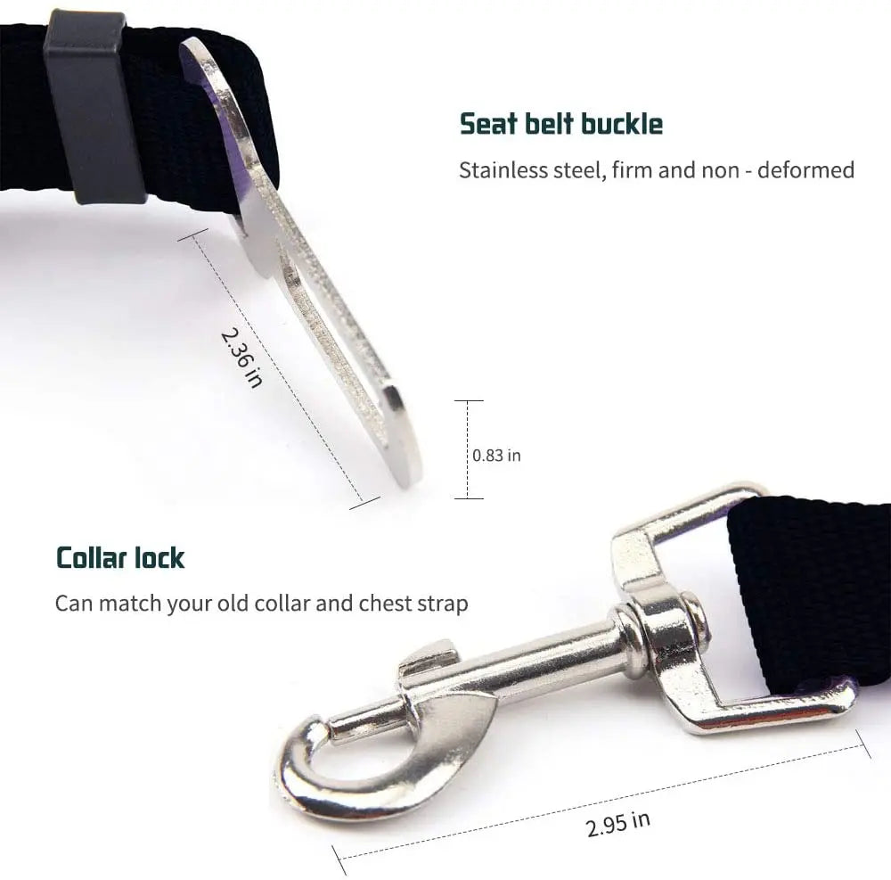 Adjustable Pet Car Seat Belt Clip