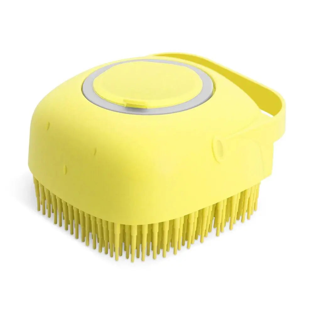 🛁 Pet Shampoo Brush & Bath Scrubber