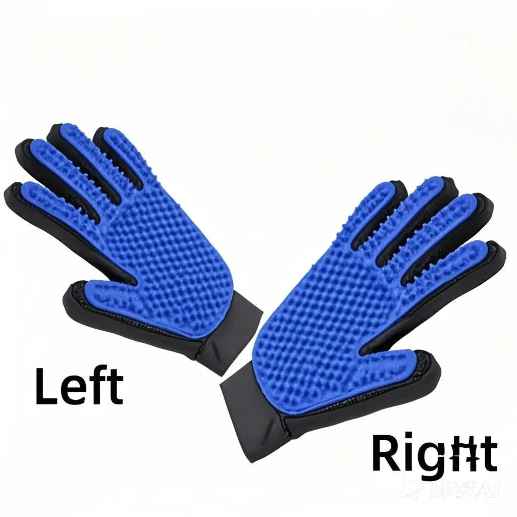 Pet Grooming & De-shedding Glove