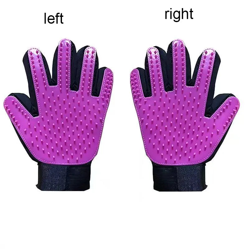 Pet Grooming & De-shedding Glove