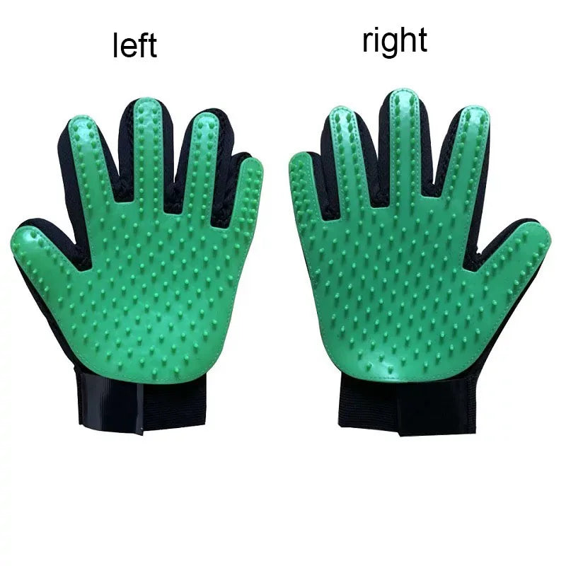 Pet Grooming & De-shedding Glove